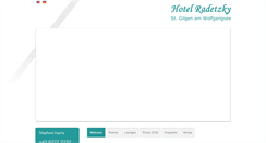 Desktop Screenshot of hotelradetzky.at